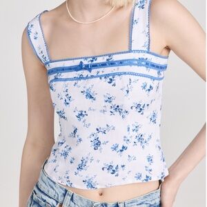 Reformation Linen Eloise Top